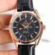 swiss replica omega seamaster aqua terra gmt rose gold black face leather strap watch (19)_th.jpg